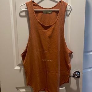 Darc Sport Wolves Forever (Drop) Tank in Pigment Brick